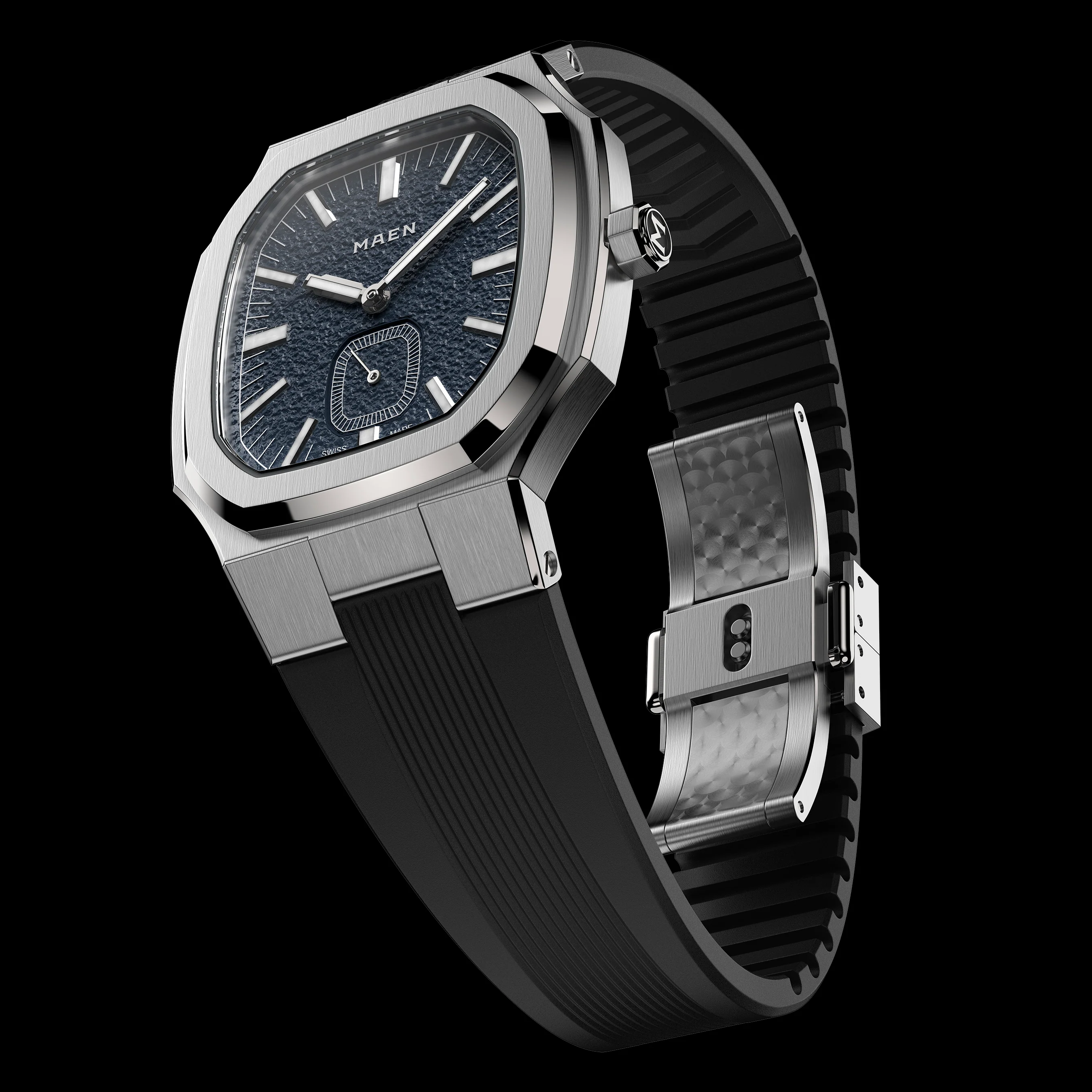 HALF M37 BLACK INTEGRATED FKM STRAP - Image 6